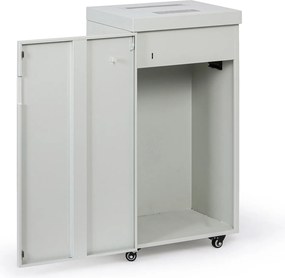 Priemyselná skartovačka s mikrorezom MDM215-70L, 15 listov, 70 l, kovové telo