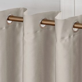 4Home Výhodná sada Zatemňovací záves Cairo béžová, 150 x 250 cm, 2 ks