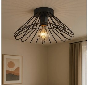 ONLI - Stropné svietidlo DUCCIO 1xE27/22W/230V pr. 60 cm čierna