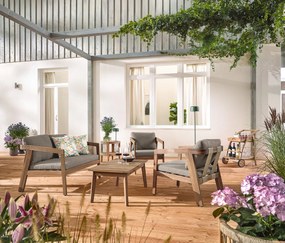 Vankúše do exteriéru s kvetinovým vzorom, 2 ks