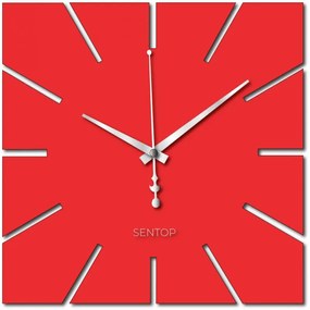 Nástenné hodiny minimalistický štvorcový dizajn | SENTOP X0099