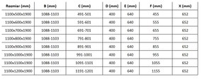 Mexen Roma, sprchovací kút s 1-krídlovými dverami 110 (dvere) x 80 (stena) cm, 6mm číre sklo, čierny profil, slim sprchová vanička 5cm biela s čiernym sifónom, 854-110-080-70-00-4010B