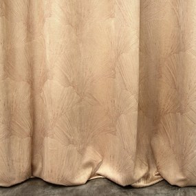 ZATEMŇOVACÍ ZÁVES NA KRÚŽKOCH PIERRE CARDIN GOYA 140X250 CM BÉŽOVÁ