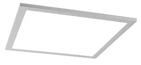 Moderný LED panel oceľ 40 cm vrátane LED - Liv