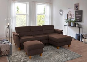 XXXLutz ROHOVÁ SEDAČKA, textil, tmavohnedá Sit & More - Sedačky - 000144019714