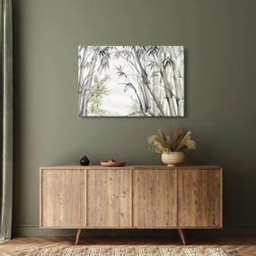 Obraz - Bambusy, kresba (90x60 cm)