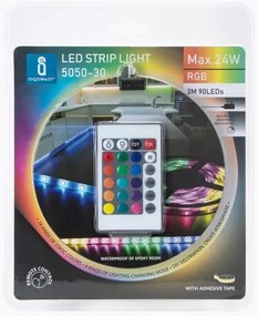 Aigostar - LED RGB Stmievateľný pásik 3m LED/24W/12/230V IP65 + DO
