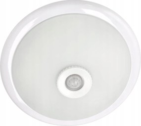 ECOLIGHT LED stropné svietidlo 2xE27 s pohybovým senzorom - sklo