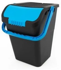 Odpadkový kôš na triedený odpad Practic, 35 l, modré veko