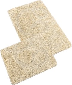 Bellatex Súprava Kúpeľňových predložiek bez výkroja BANYSILVER béžová, 60 x 100, 60 x 50 cm