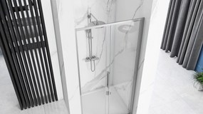 Rea Rapid Slide, posuvné sprchové dvere 1300 x 1950 mm, 6mm číre sklo, chrómový profil, REA-K5603
