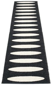 Čierny vnútorný a vonkajší behúň 70x300 cm Ella Black – Pappelina