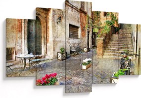 Obraz - Staré ulice Ríma (150x105 cm)
