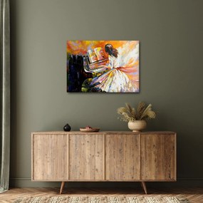 Obraz - Žena hrajúca na piáno (70x50 cm)
