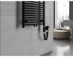 Mexen Ares, elektrické vykurovacie teleso 500 x 400 mm, 300 W, čierna, W102-0500-400-2300-70