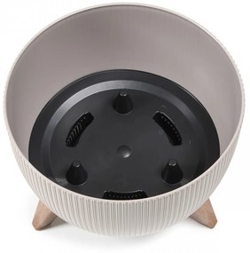 Kvetináč Rosa Linea 24x15 cm biely