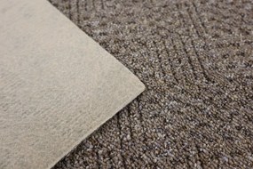 Metrážny koberec Globus 6015 hnedý - S obšitím cm