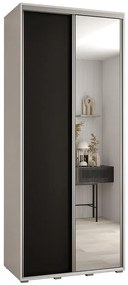 Skriňa 45 Canaris 3 110 biela/čierna/silver