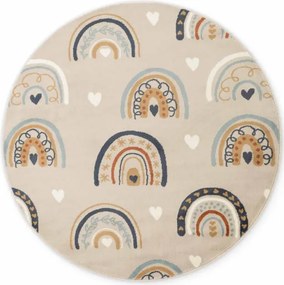 Koberec Hanse Home ADVENTURES BOWIE béžový kruh