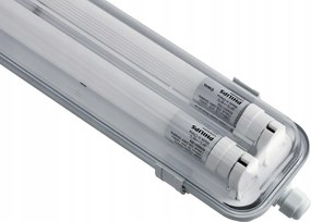 SADA Hermetické svietidlo s reflektorom 120cm 36W 3600lm 4000K + 2x LED žiarivky