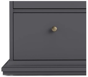 Sivá nízka komoda 96x87 cm Paris – Tvilum