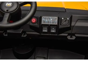 Elektrické autíčko CAT 60W/7500 mAh žltá/čierna + DO