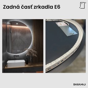 Okrúhle zrkadlo s LED svetlom E6