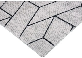 Svetlosivý umývateľný koberec behúň 80x200 cm - Vitaus