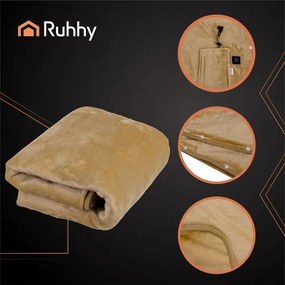 Vyhrievaná elektrická deka / pléd - Ruhhy