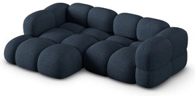 Tmavomodrá rohová pohovka (ľavý roh/s leňoškou) Loretto – Cosmopolitan Design