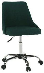 Kondela Kancelárska stolička, smaragdová/chróm, EDIZ