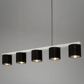 Briloner - Luster na lanku LURI 5xE14/25W/230V kaučukovník