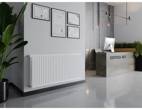 Mexen CH20 Hygienický panelový radiátor 600 x 400 mm, bočné pripojenie, 440 W, biela, W420H-060-040-00