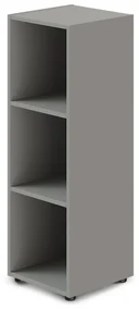 Stredná úzka skriňa TopOffice 39,9 x 40,4 x 119,5 cm, sivá