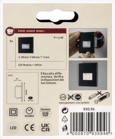 Paulmann 93094 - LED/1,2W Schodiskové svietidlo EDGE 230V