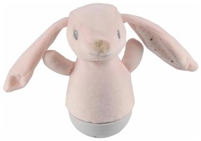 Polux LED RGB Detská nočná lampička s melódiou 3xAAA/5V zajačik 326768