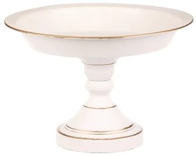 BONTEC Misa kovová - na stojane, 20 cm, aranžovacia, biela Farba: Biela
