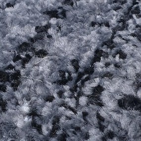 Spoltex, Kusový koberec Florida New 308-72 grey/black, 120x170, šedá, chodba / predsieň