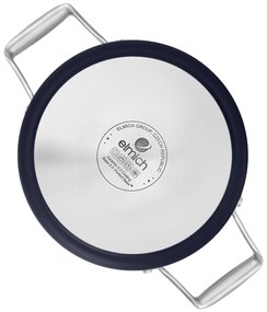 Elmich Nepriľnavý keramický hrniec Vital Ø 24 cm (6.3L) - tmavo modrá