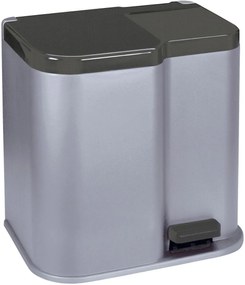 CURVER DUO 15L+6L Odpadkový kôš 40 x 30 x 39,8 cm strieborný 04027-491