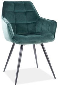 Stolička Lilia Velvet Zelená