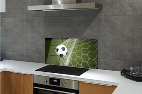 Sklenený obklad do kuchyne Futbal 140x70 cm