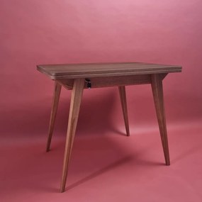 Rozkladací jedálenský stôl s doskou v dekore jaseňového dreva 65x90 cm Envelope – Ragaba