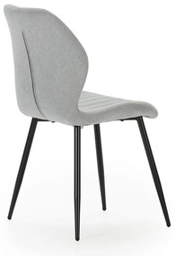 Svetlosivé jedálenské stoličky v súprave 4 ks Milu – Marckeric