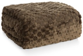 DEKA Z MIKROFLANELU CINDY6 200X220 CM TMAVOHNEDÁ