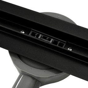 REA - Lineárny odtokový žľab Neo Slim Pro 500mm, čierna, REA-G6992