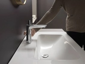 Hansgrohe Talis E, páková umývadlová batéria 150 s odtokovou súpravou s ťahadlom, chrómová, HAN-71754000