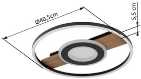 Globo 67323-24 - LED Stropné svietidlo PIKARA LED/24W/230V