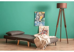 Tmavosivé kreslo Folde – Artie