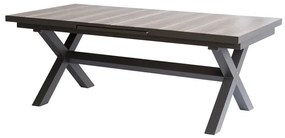 Autronic BONTEC Záhradný stôl rozkladací, hliník, spekaná keramika, šedá, AZT-G1920 GREY Farba: Šedá